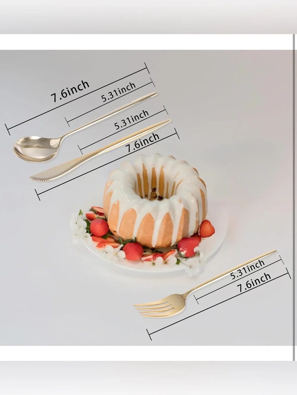 90 Pcs Gold Plastic Spoons – Heavy Duty Disposable Silverware